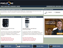 Tablet Screenshot of pixelzone.eu